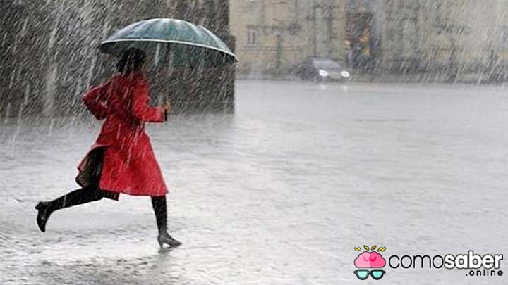 como medir la lluvia que ha caído en una ciudad